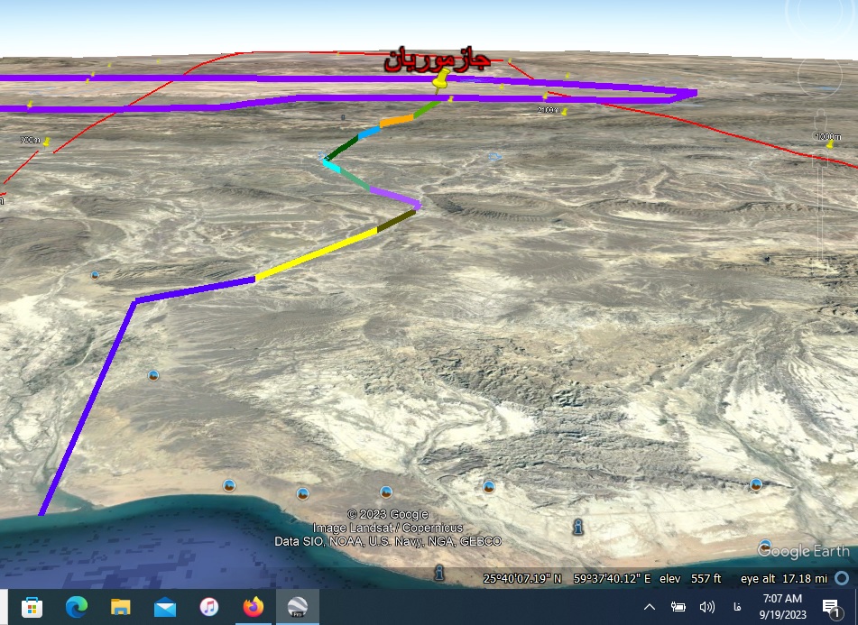  مسیریابی و امکان سنجی احداث کانال دریای عمان به خزر